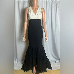 Maison Lessage Neiman Marcus Beaded Mermaid Gown Size 6 NWT $1095